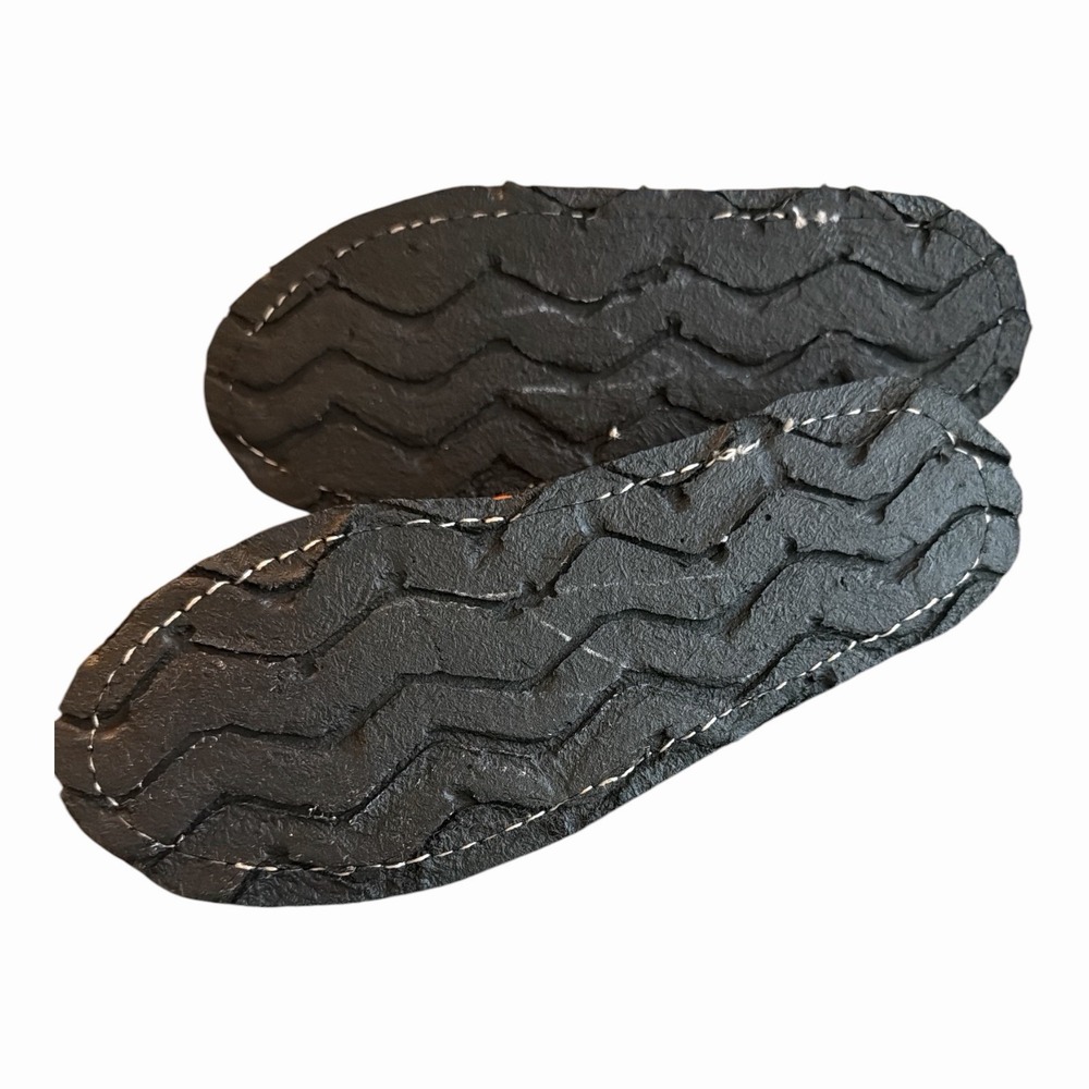 Huaraches D Clasicos Mexican Sandals Size READ Women Tan Brown Woven Leather - Picture 5 of 5